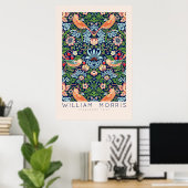 Poster d'art mural William Morris fraise Thief (Bureau à domicile)