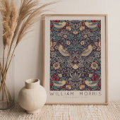Poster d'art mural William Morris fraise Thief