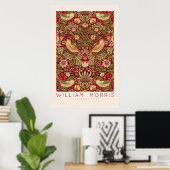 Poster d'art mural William Morris fraise Thief (Bureau à domicile)
