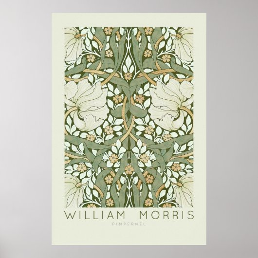 Poster d'art mural William Morris Pimpernel (Devant)