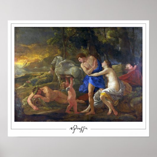 Poster d'art Nicolas Poussin Zedign #103 (Devant)