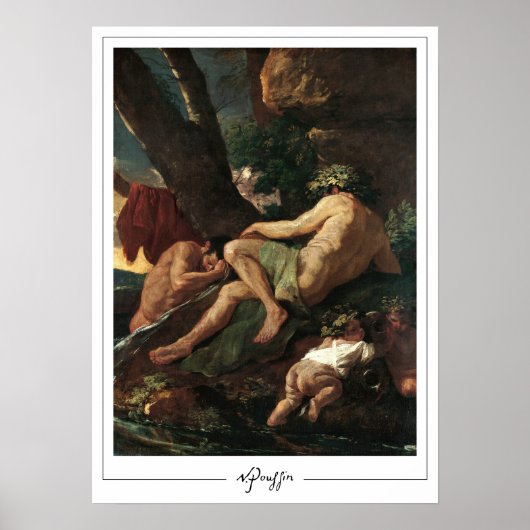 Poster d'art Nicolas Poussin Zedign #108 (Devant)