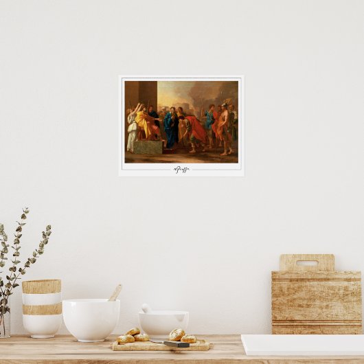 Poster d'art Nicolas Poussin Zedign #210 (Cuisine)