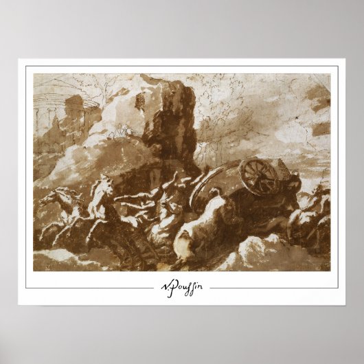 Poster d'art Nicolas Poussin Zedign #222 (Devant)