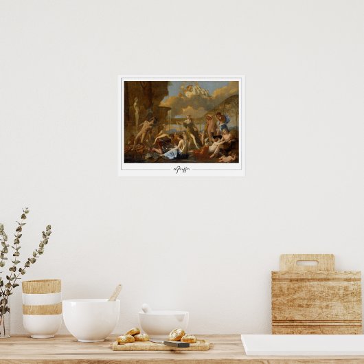 Poster d'art Nicolas Poussin Zedign #245 (Cuisine)