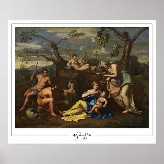 Poster d'art Nicolas Poussin Zedign #294 (Devant)