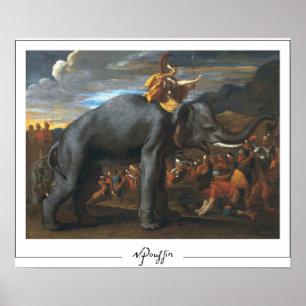 Poster d'art Nicolas Poussin Zedign #54