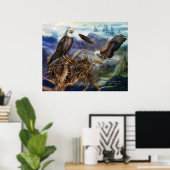 Poster d'art nid de l'aigle/Imprimer (Bureau à domicile)