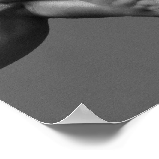 Poster d'art noir et blanc Justin Woltering #1 (Coin)