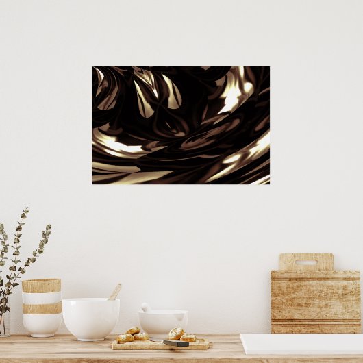 Poster d'Art numérique Impression - Peinture d'art (Cuisine)