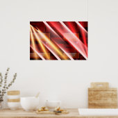 Poster d'Art numérique moderne Abstrait à imprimer (Cuisine)