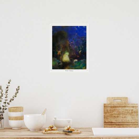 Poster d'art Odilon Redon Zedign #15 (Cuisine)