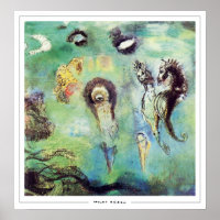 Poster d'art Odilon Redon Zedign #234