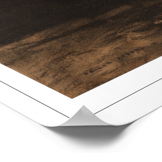 Poster d'art Odilon Redon Zedign #309 (Coin)