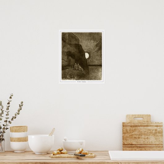 Poster d'art Odilon Redon Zedign #678 (Cuisine)
