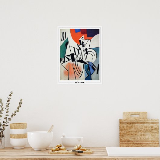 Poster d'art Olga Rozanova Zedign #10 (Cuisine)