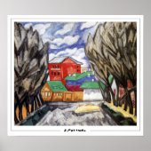 Poster d'art Olga Rozanova Zedign #17 (Devant)