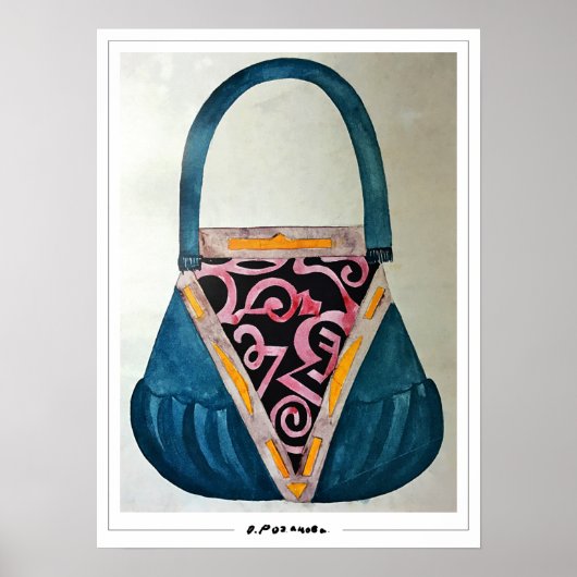 Poster d'art Olga Rozanova Zedign #63 (Devant)