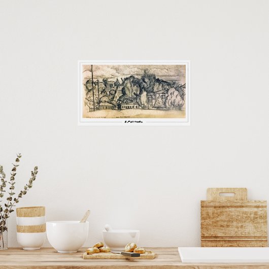 Poster d'art Olga Rozanova Zedign #72 (Cuisine)