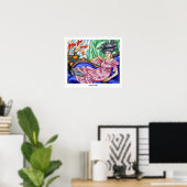 Poster d'art Olga Rozanova Zedign #9 (Bureau à domicile)