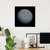 Poster d'art Op de Dot Sphere (Bureau à domicile)