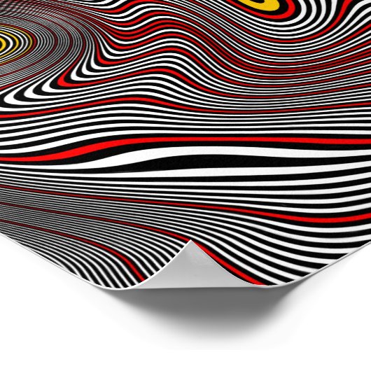 Poster d'art Op de l'Aura migraine (Coin)