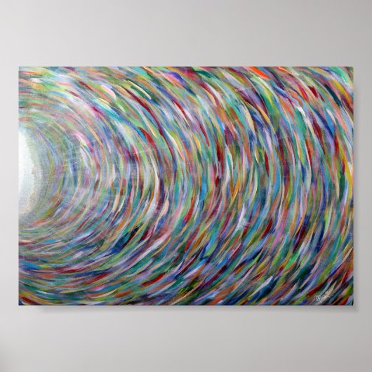 Poster d'art original Rainbow Canvas (Devant)