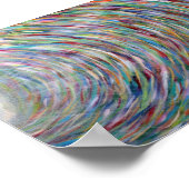 Poster d'art original Rainbow Canvas (Coin)