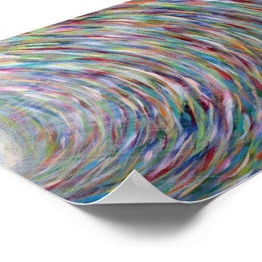 Poster d'art original Rainbow Canvas (Coin)