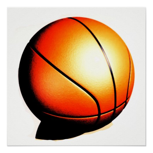 Poster d'art parfait de basket-ball (Devant)