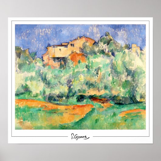 Poster d'art Paul Cézanne Zedign #13 (Devant)