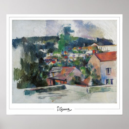 Poster d'art Paul Cézanne Zedign #28 (Devant)