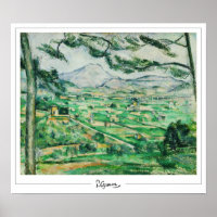 Poster d'art Paul Cézanne Zedign #422