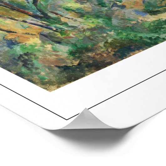 Poster d'art Paul Cézanne Zedign #48 (Coin)