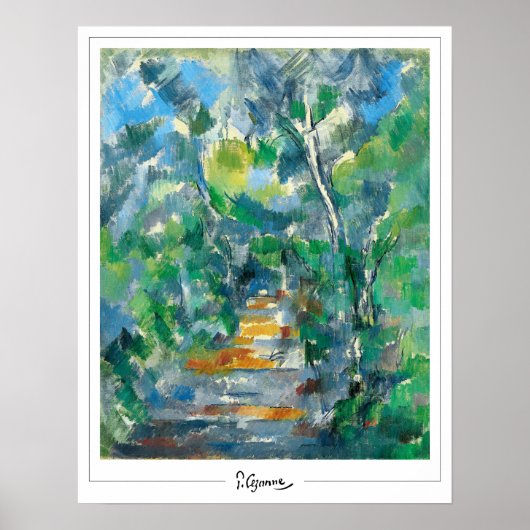 Poster d'art Paul Cézanne Zedign #5 (Devant)