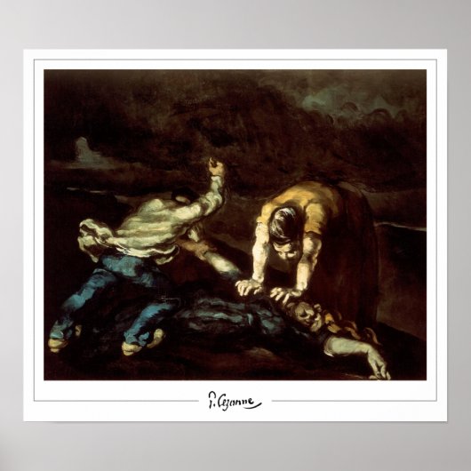 Poster d'art Paul Cézanne Zedign #65 (Devant)