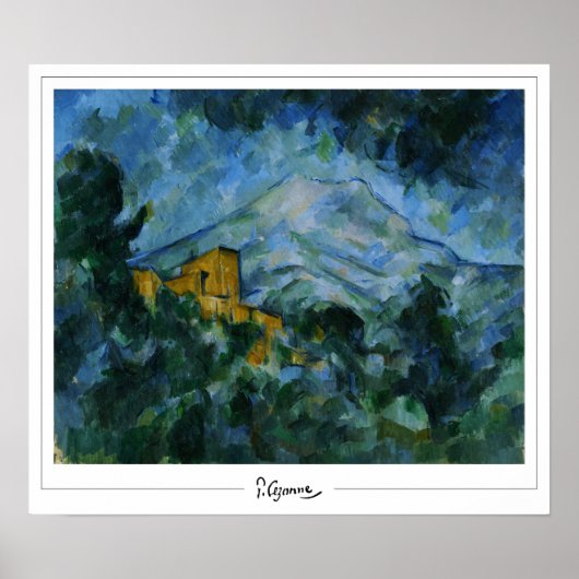 Poster d'art Paul Cézanne Zedign #68 (Devant)