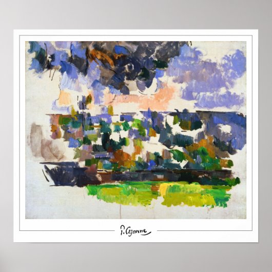 Poster d'art Paul Cézanne Zedign #682 (Devant)