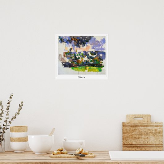 Poster d'art Paul Cézanne Zedign #682 (Cuisine)