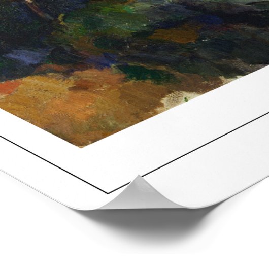 Poster d'art Paul Cézanne Zedign #73 (Coin)