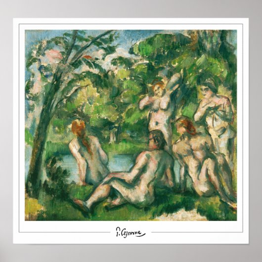 Poster d'art Paul Cézanne Zedign #99 (Devant)