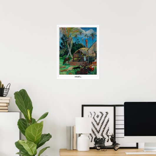 Poster d'art Paul Gauguin Zedign #1 (Bureau à domicile)