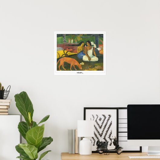 Poster d'art Paul Gauguin Zedign #144 (Bureau à domicile)