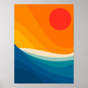 poster d'art paysager Abstrait