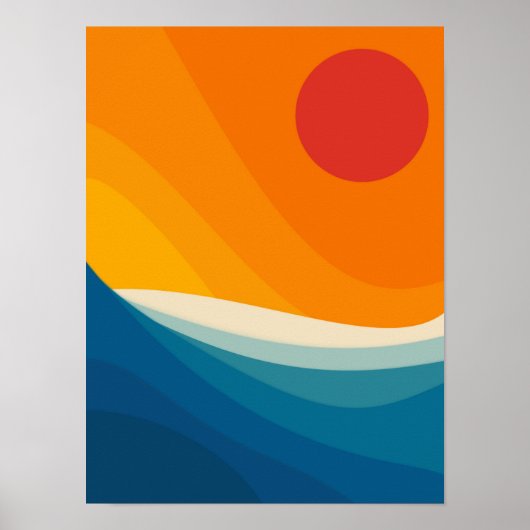 poster d'art paysager Abstrait (Devant)