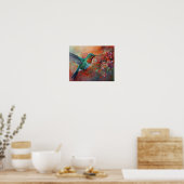Poster d'art Peinture de colibri (Cuisine)