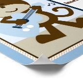 Poster d'art photo Monkey Rocker Star personnalisé (Coin)