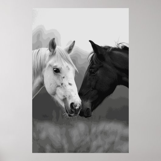 Poster d'art photographique des Amis du Cheval (Devant)