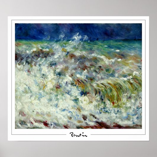 Poster d'art Pierre-Auguste Renoir Zedign #14-2 (Devant)