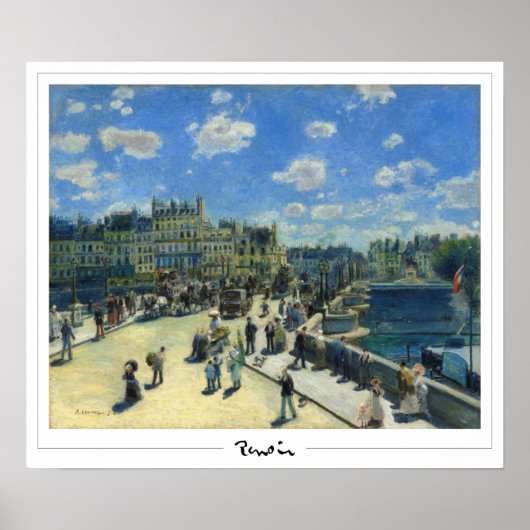 Poster d'art Pierre-Auguste Renoir Zedign #20 (Devant)